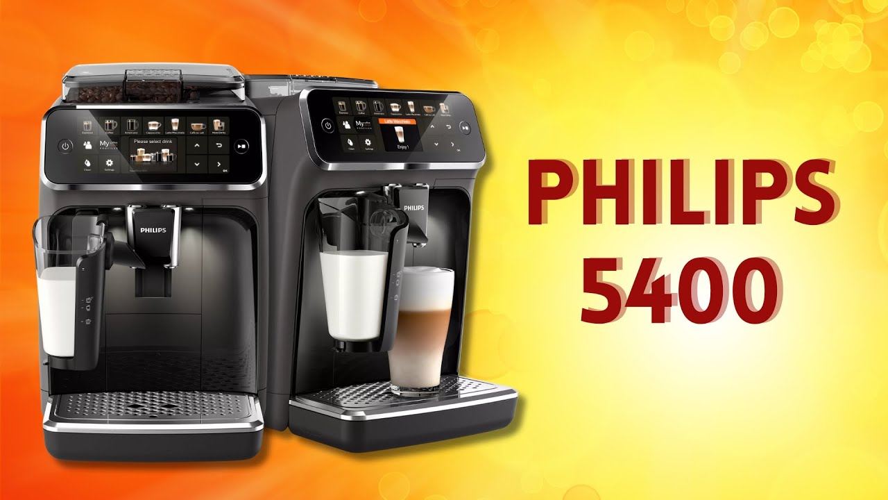 Philips 5400 Fully Automatic Espresso Machine with LatteGo