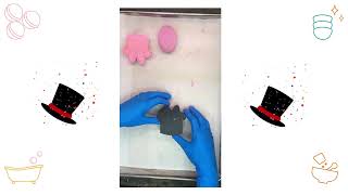 The Bath Time 3D printed Magician Hat Bath Bomb Mold - making