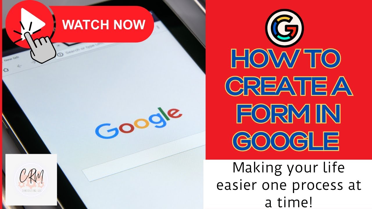 How to Create Google Forms to Streamline your Business - YouTube