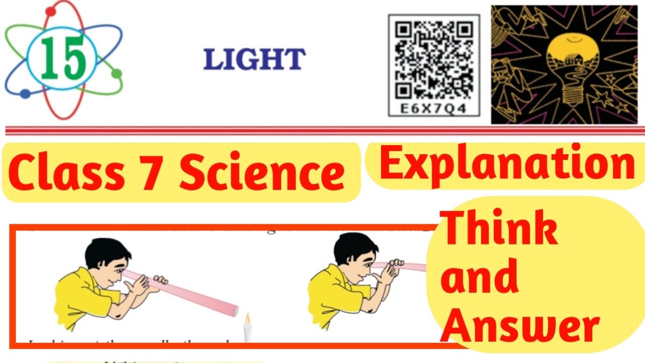 Pseb Class 7 science chapter 15 Light ll Think and answer question ...