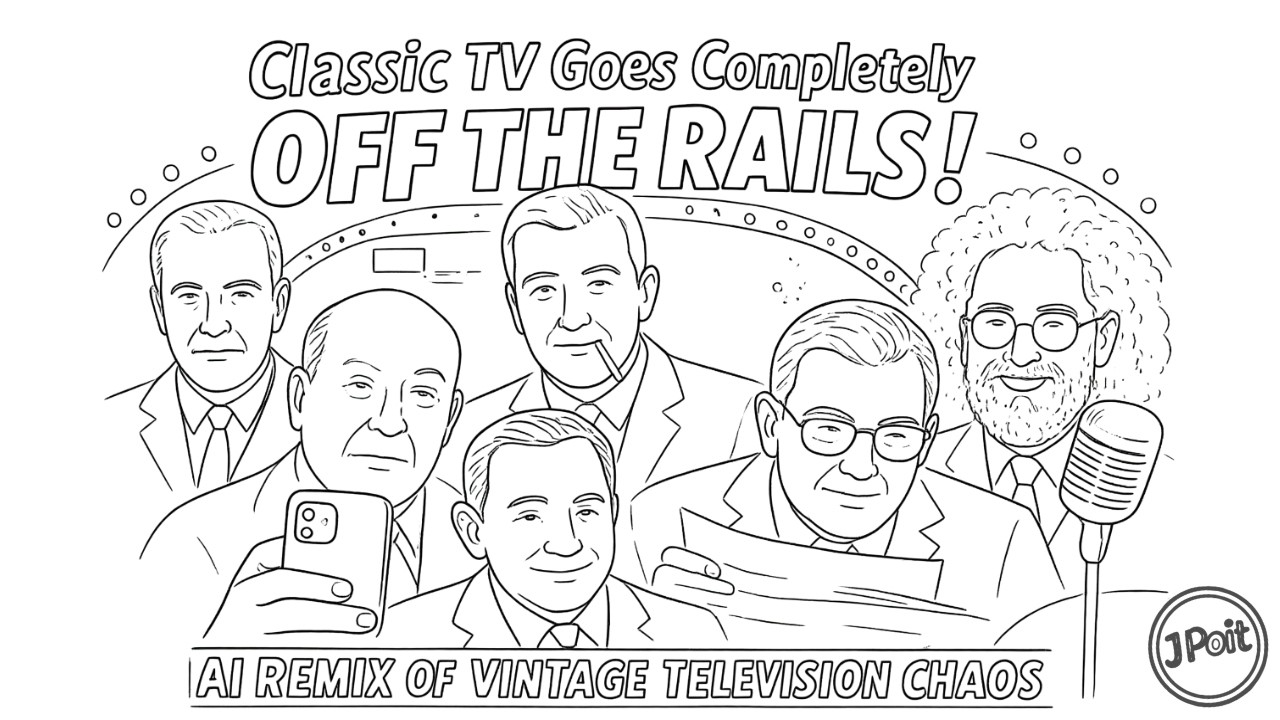 Classic TV Goes Completely Off the Rails | AI Remix of Vintage ...