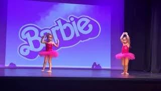 Barbie Girl Dancing Sophia \& Leire (4 years olds)