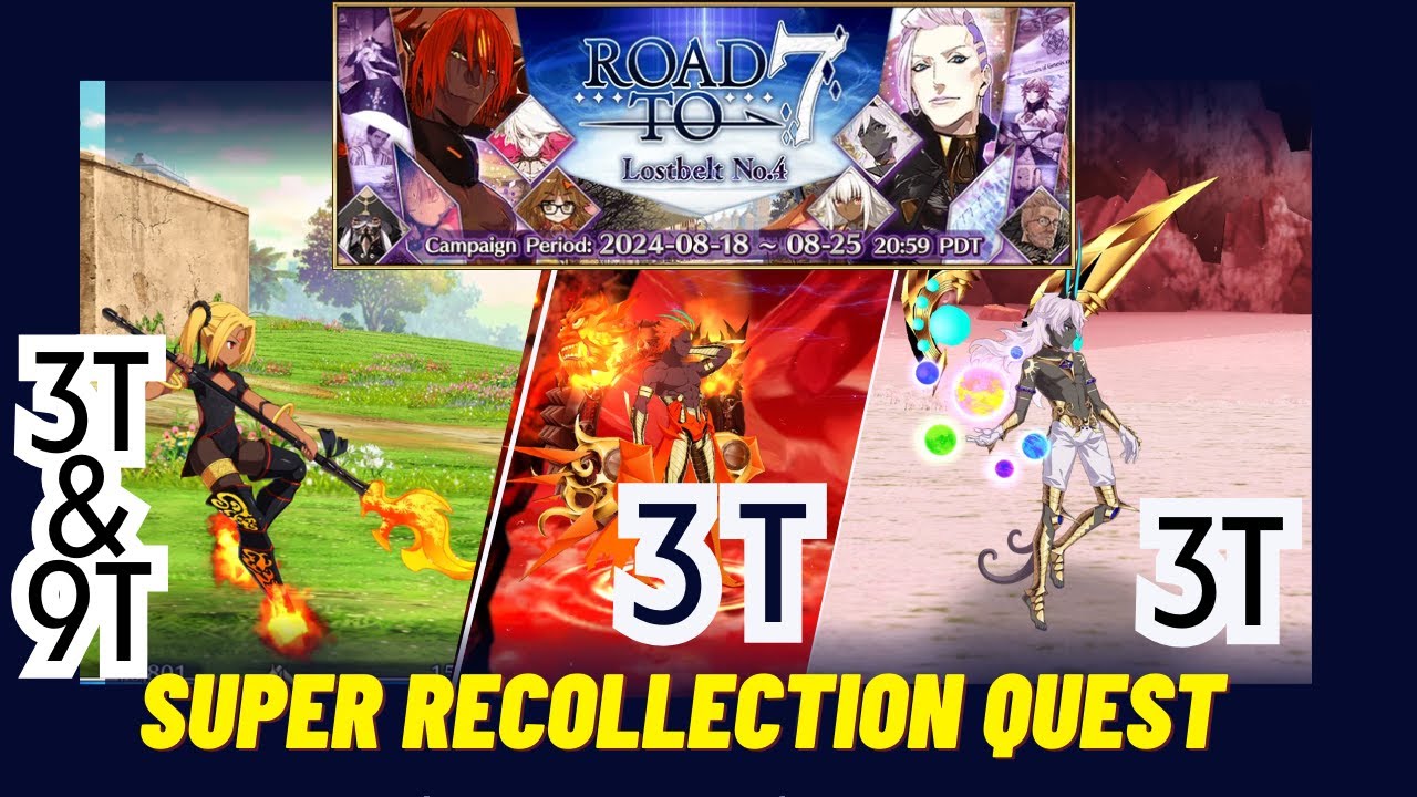 All Quest - Super Recollection Road to 7: Lostbelt No.4 [FGO