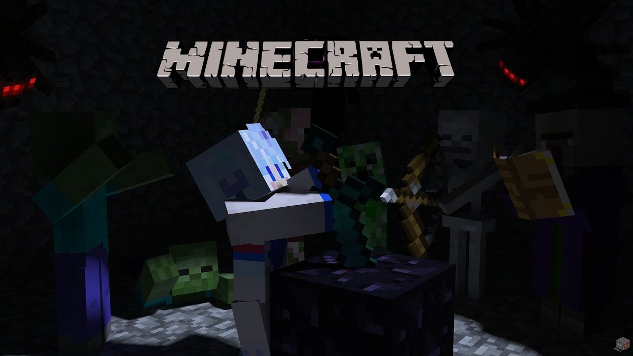 [Minecraft] We're building a blaze farm today.... hopefully(?) w/ Iwa & Mura | MYViki