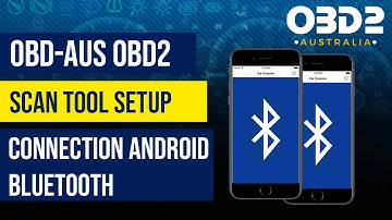 OBD-AUS OBD2 Scan Tool Setup Connection Android Bluetooth