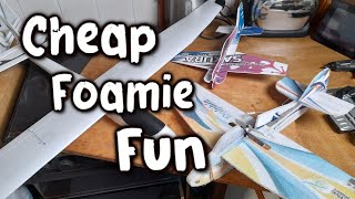 After the FX707 Albatross RC build I put together a cheap EPP foamie - PLUS a taster of the maiden!
