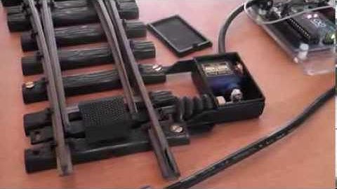 Arduino wisselsturing voor LGB met afstandsbediening Instellen van eind uitslag