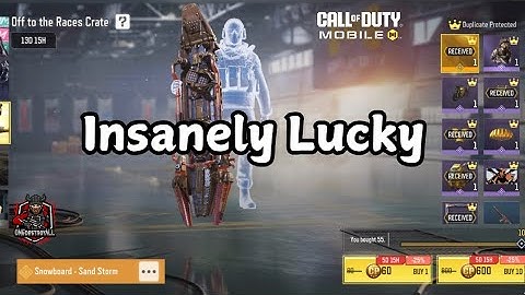 Off To The Races Crate: I Finally Got the Legendary Snowboard Sand Storm