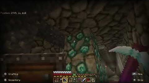 Minecraft - Mining 6 diamonds with Fortune III pickaxe (13 diamonds!)