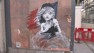 New Banksy mural covered up by property developers in London
