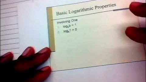 College Algebra - Logarithmic Functions.wmv