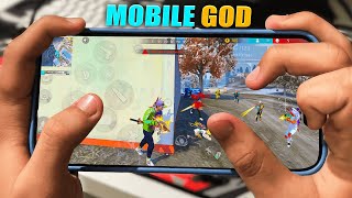 MOBILE GOD 👽 Solo Vs Squad Gameplay 🔥 4Flag Gamer - Free Fire Max