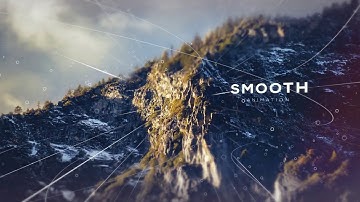 Lines Parallax Slideshow Free After Effects Templates