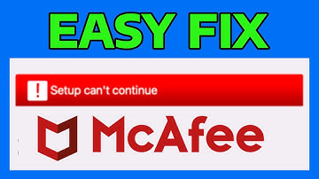 How To Fix McAfee Install Error Restart Your Device Before Reinstalling