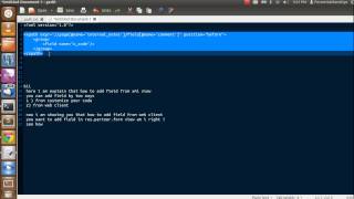 Add field xml view