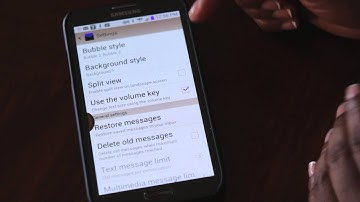 How to Get Samsung SMS Bubble Messaging : Samsung Device Tips