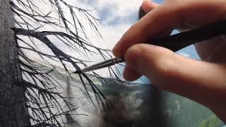 #絵画 #油絵 #風景画 Amazon.co.jp: 黒木啓 奥入瀬1 F10号 受注制作 油彩画 油絵