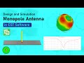 How to design monopole antenna for 24ghz using cst  cst tutorial