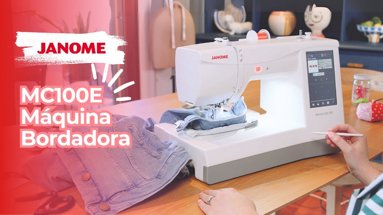 🆕 Janome Chile - MC100E: Tu nueva compañera de bordados compacta