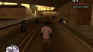 Gta Sa - Weird Ped Moonwalk