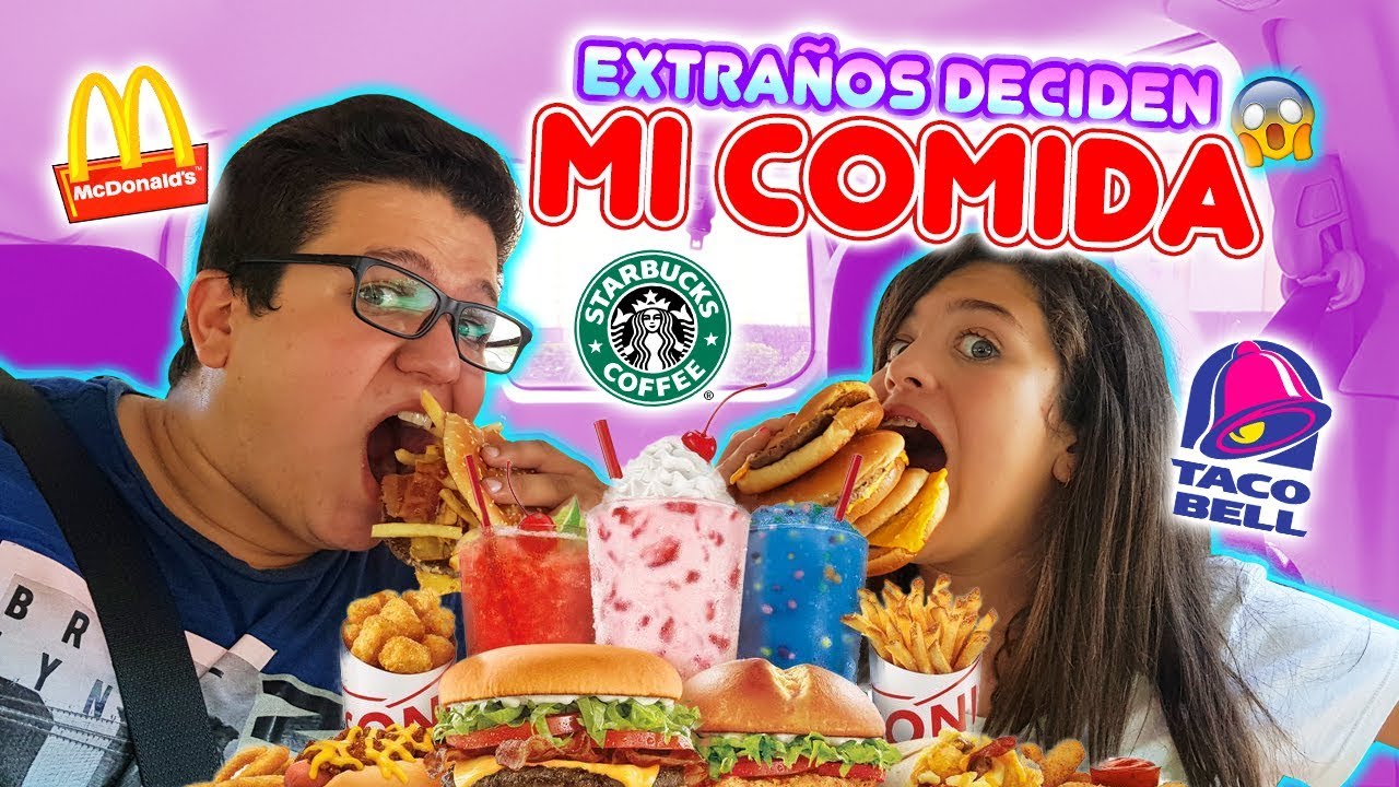 24 HORAS PIDIENDO LO MISMO QUE LA PERSONA DE ENFRENTE!🍔🍟 | Leyla Star 💫 - YouTube