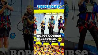 New At Triple Play Ropes Course Lasertag