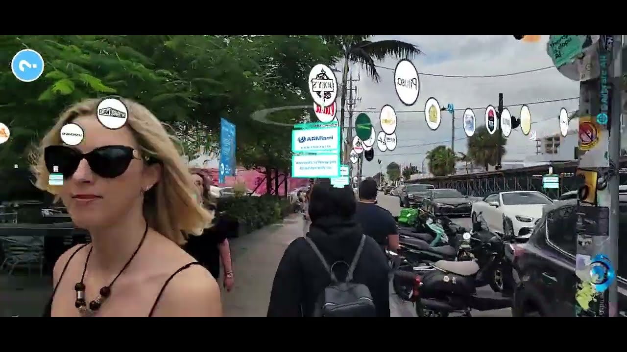 AR Miami App (2022) - In app video captures