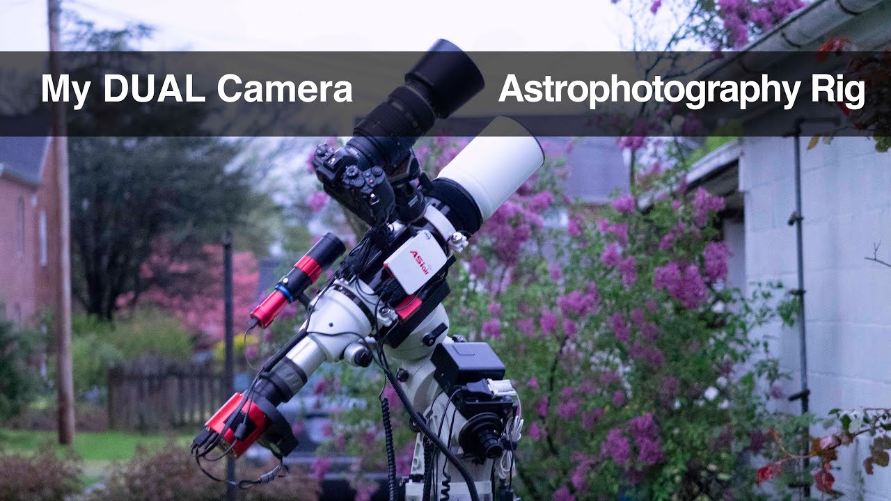 Dual Camera Setup on 1 Telescope Mount - YouTube Video Of Camera Mounted To Telescope You Tub