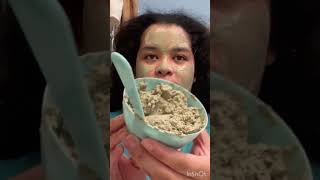 Bentonite Clay Mask for Face and Hair curlyhair mudmask skincare