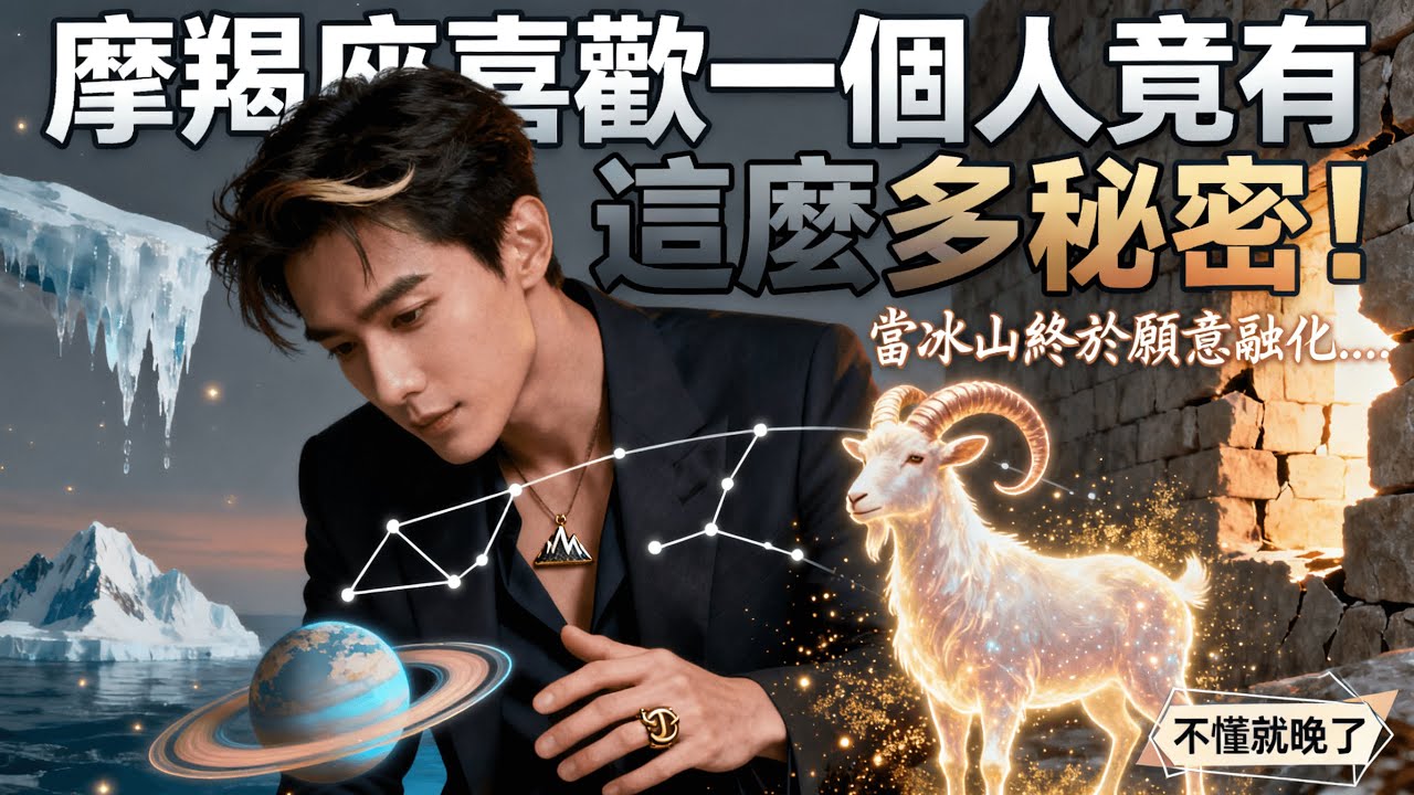 《摩羯座喜歡一個人》竟有這麼多秘密！ 9 大征兆揭露【驚人真相】