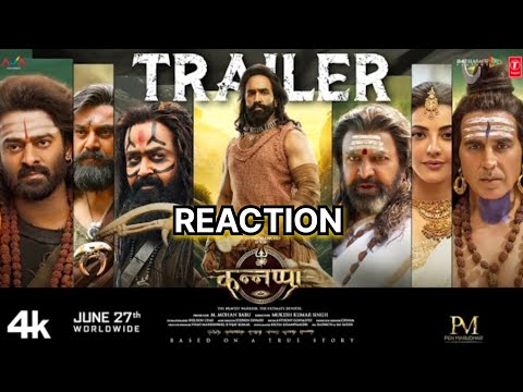 Kannappa Official Trailer Reaction (Hindi)| Chai With Supriya | Vishnu M | Mohan B | Prabhas |