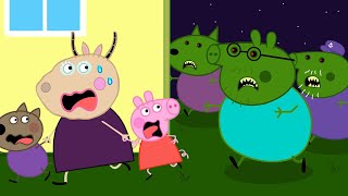 Zombie Apocalypse, ALIEN TURNS PEPPA PIG FAMILY INTO ZOMBIES | Peppa Pig Funny Animation