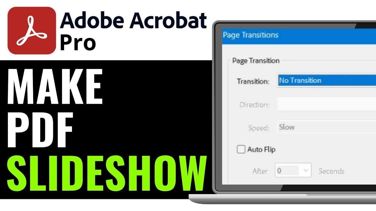 How to Make PDF Slide Show Presentation With Adobe Acrobat Pro 2026 ...