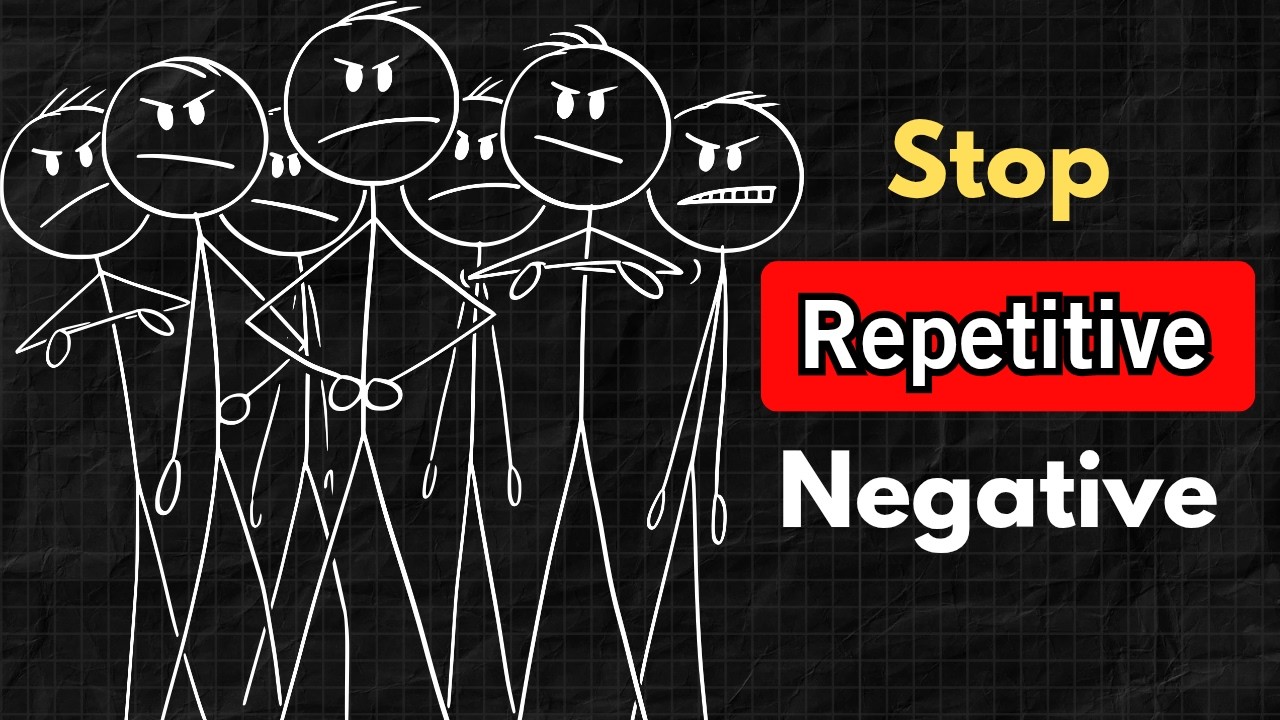 How to Stop Repetitive Negative Thoughts - YouTube