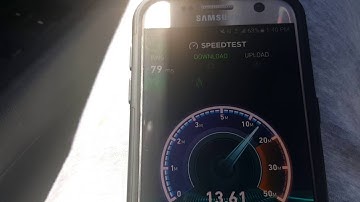 T-mobile LTE advanced  (4×4 mimo update s7) speedtests part 1
