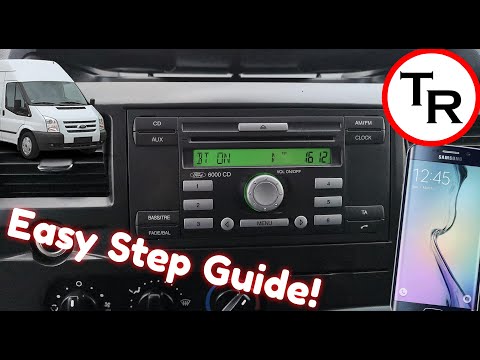 FORD 6000 CD Phone Pairing via Bluetooth, Transit MK 7 Bluetooth Pairing.