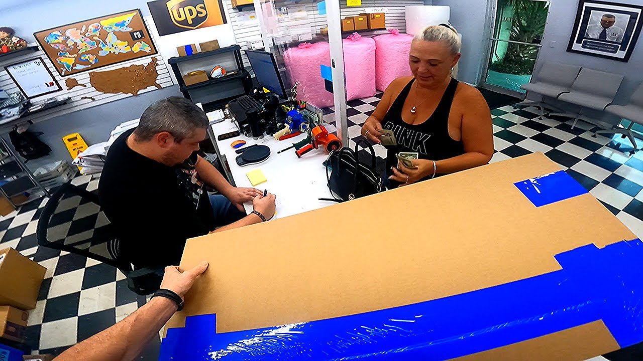 Work week of packing customer items to ship