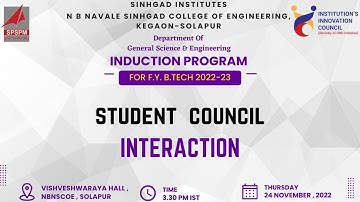 FIRST YEAR INDUCTION PROGRAM 2022-23 - DAY 3 Session 3 -  NBNSCOE