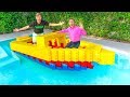 I BUILT A GIANT $10,000 LEGO BOAT!!