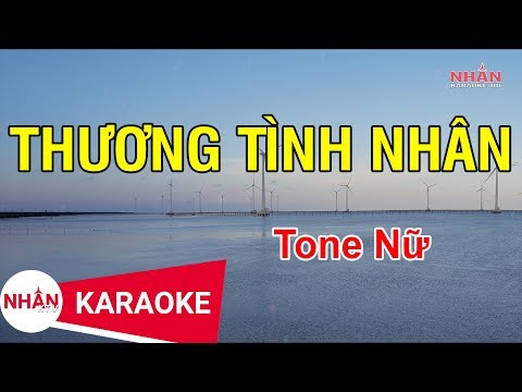 Karaoke Thương Tình Nhân Tone Nữ | Nhan KTV