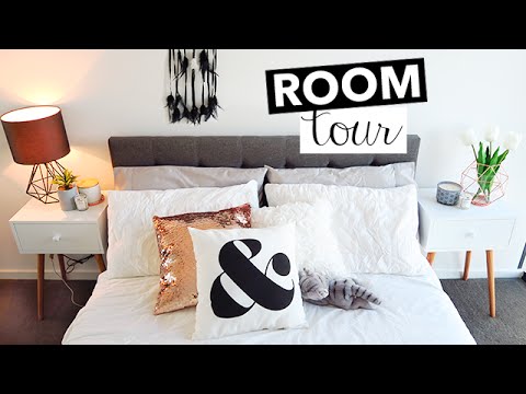 room tour 2016! - bedroom tour with minimalism decor