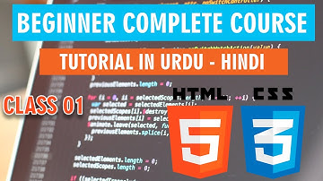 HTML5 & CSS3 Website Development Tutorials   in Urdu/Hindi