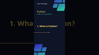 What is Python? Most asked Python interview question | #python #interview #pythontutorial