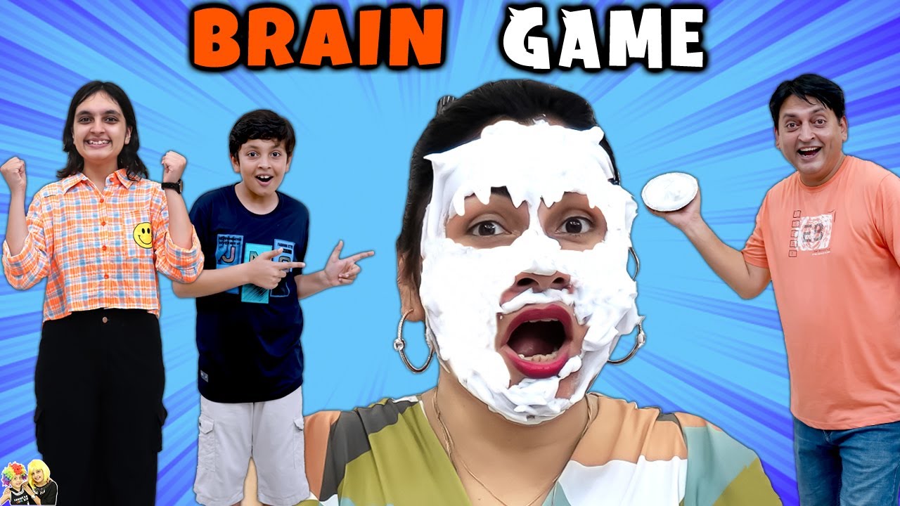 BRAIN GAME | Family Comedy Challenge | Aayu Pihu VS Mom Dad | Aayu and Pihu Show