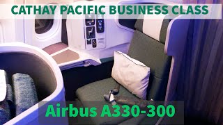 *AWESOME* Cathay Pacific Business Class Airbus A330-300 | Lie-flat | Hong Kong - Dubai | CX731