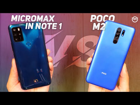 Micromax IN Note1 vs Poco M2 FULL Comparison | Camera Test | Speed Test | Which One to Buy? [Hindi]