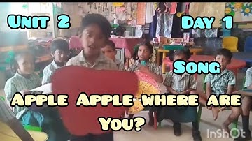 Term2 Unit2 /Fruits and vegetables/Day1 Apple Apple where are you? English Ennum Ezhuthum