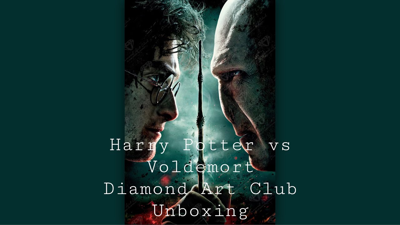 #1 DIY Diamond Art Painting Kit - Harry Potter vs. Voldemort | Diamond Painting Kit | Diamond Art Kits for Adults | Diamond Art Club