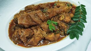 ... ingredients: turkey meat - 1 to 1.25 kg onions 3 medium cube cut
green chilly no.s tomato 2 curry lea...