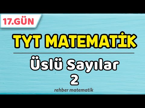 Üslü Sayılar 2 | 49 Günde TYT Matematik 17.Gün #rmtayfa #2021tayfa